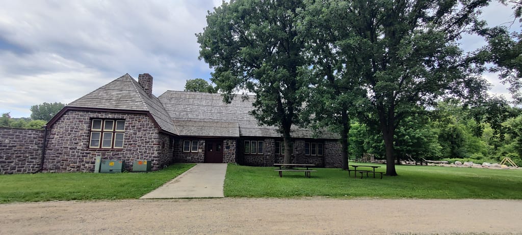 Group center at Flandrau State Park in New Ulm, MN.