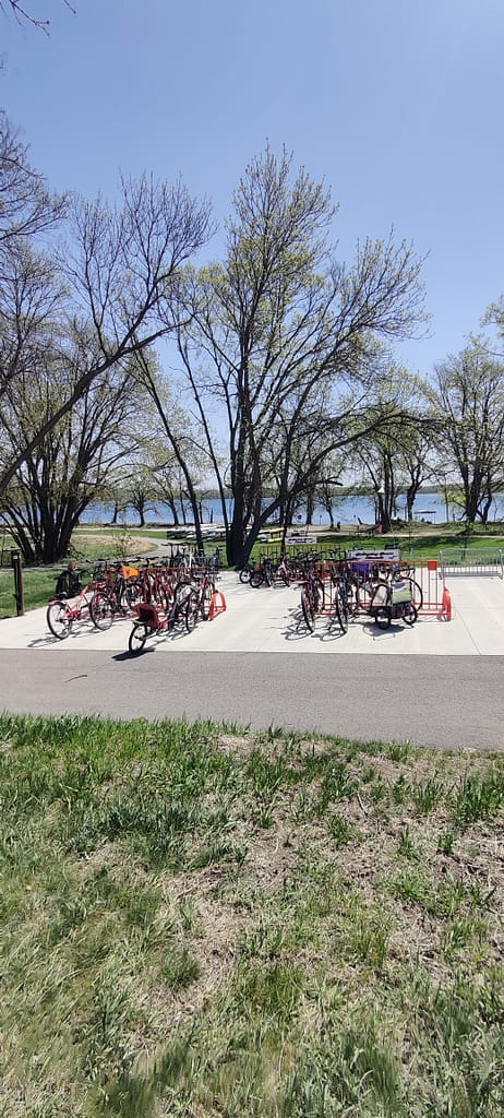 Bike and boat rentals at Glendalough State Park in Battle Lake, MN