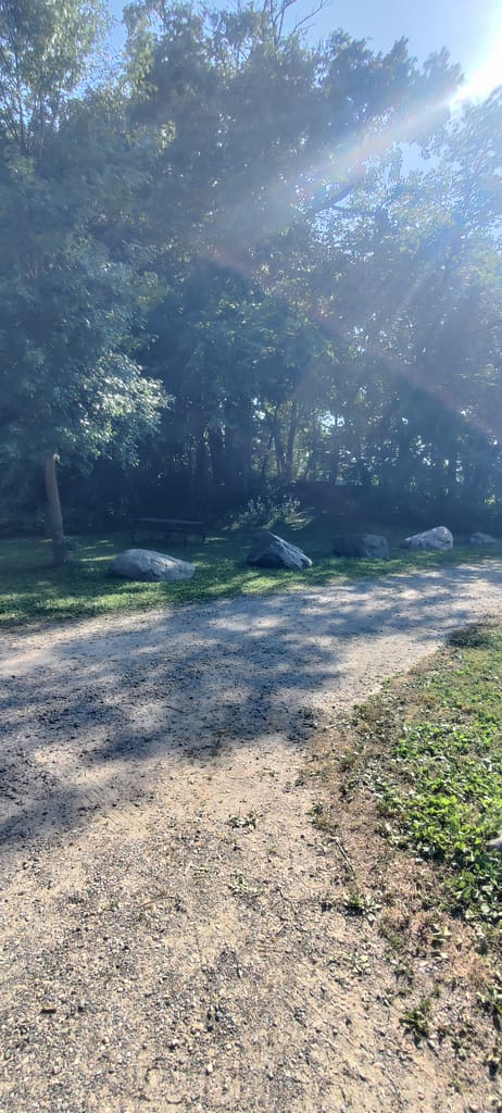 View of the trailhead at Lake Maria State Park in Monticello, MN
